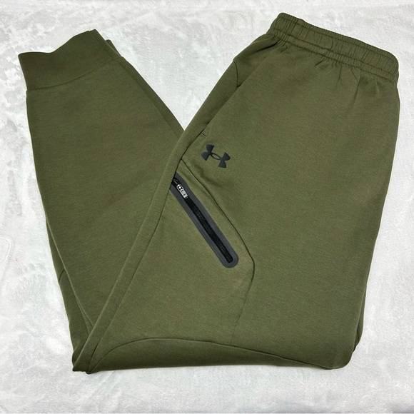 Under Armour Men's Green Jogger Pants Loungewear Athleisure Athletic Size Large - Picture 1 of 7